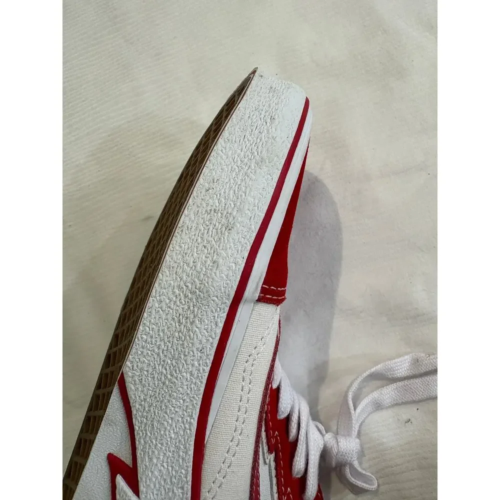 Vans Old Skool Lightning Bolt Red True White Sneaker Size Mens 8.5 Womens 10